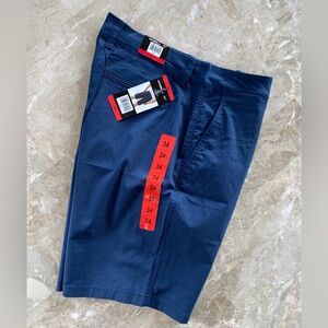 O’Neill Mens Flat Front Shorts Blue Pockets  2 Way Stretch New